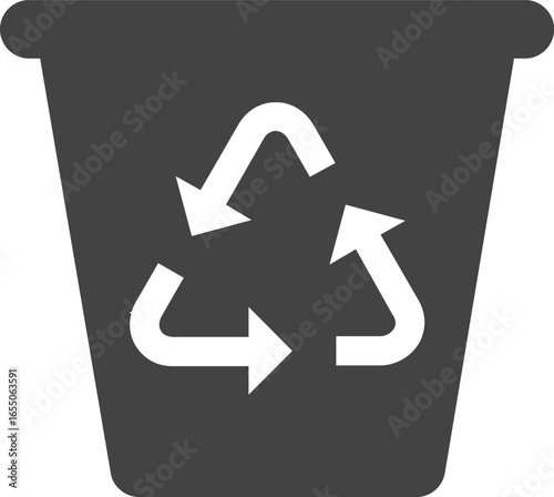 Recycle Vector, Recycle Bin Icon, Trash can vector