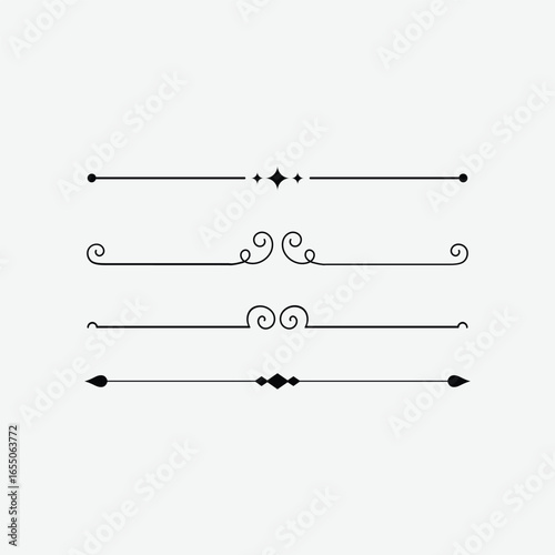 Collection of text dividers | Vector
