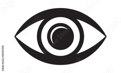 Human eye icon. Vision icon.