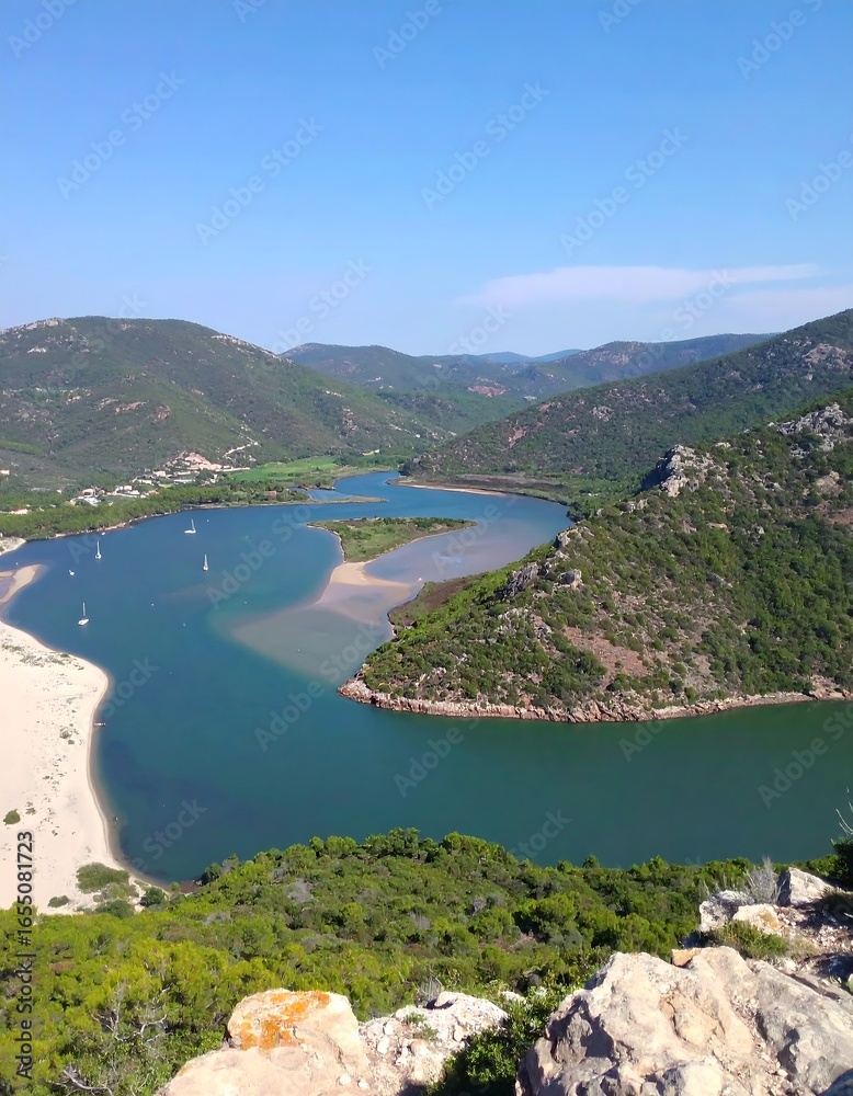 Fototapeta premium Scenic coastal view
