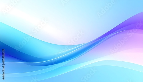 Stunning Blue & Purple Wave Abstract Background