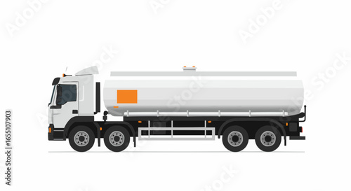 truck isolated on white