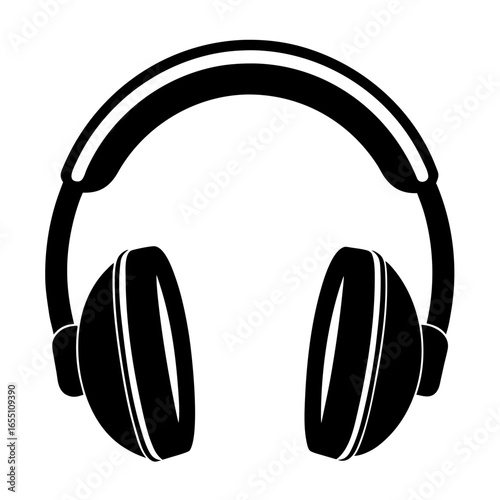 headphones isolated on white background