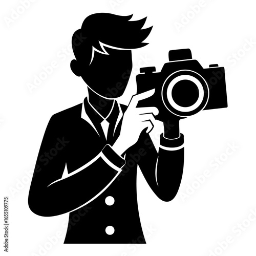 man with camera