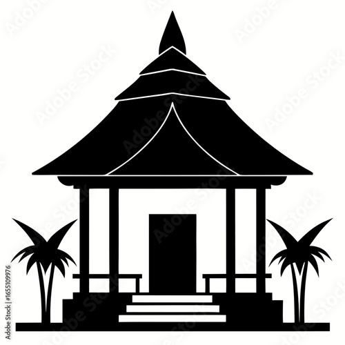 gazebo on the beach