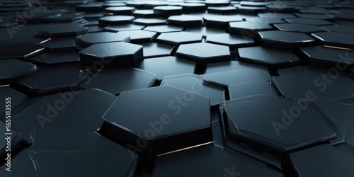 Abstract Geometric Hexagon Pattern Background