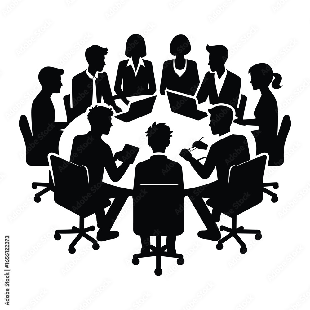 Fototapeta premium Inclusive Workplace Vector Design