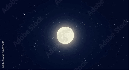 moon and stars
