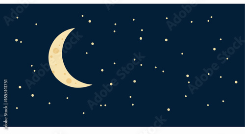 moon and stars