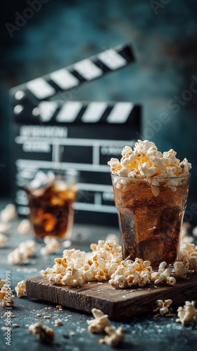 Enjoying Snacks With Drinks During a Movie Night at Home With Friends in the ...