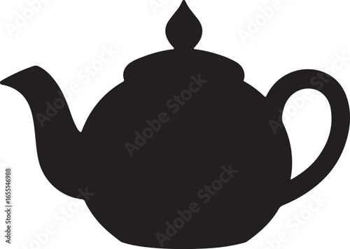 classic premium teapot silhouette