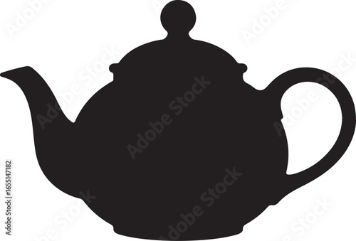classic premium teapot silhouette