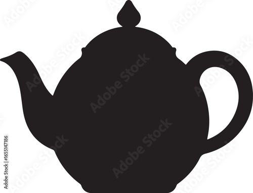 classic premium teapot silhouette