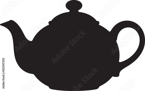 classic premium teapot silhouette