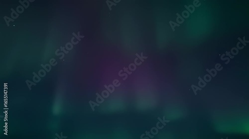 Majestic Aurora Borealis Dancing Across Starry Night Sky
