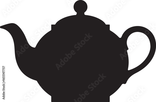classic premium teapot silhouette