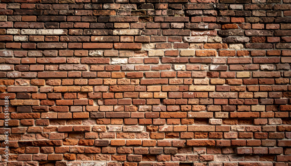 Fototapeta premium Braune Backsteinmauer 