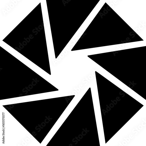 Modern Abstract Geometric Pattern – Visual Art with Colorful Geometric Shapes in a Creative Vector Style. Moderner Abstrakter Geometrischer Hintergrund Bildende Kunst mit bunten geometrischen Formen