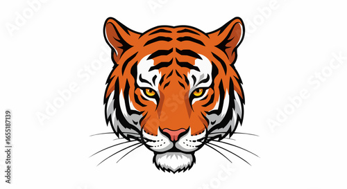 tiger head vector