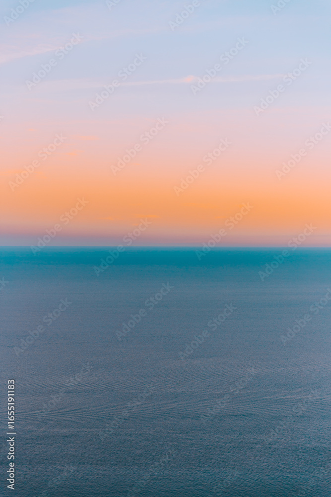 Fototapeta premium sunset over the sea