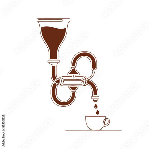 Coffee Brewing System with Pour-Over Design