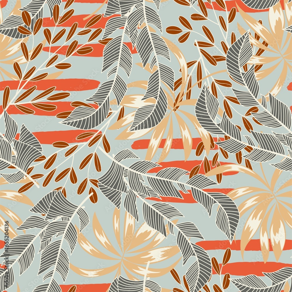 seamless pattern with leaves seamless pattern with leaves