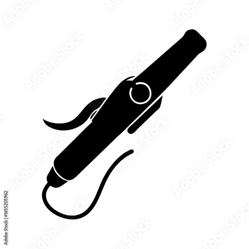 Vector art of hair curler icon