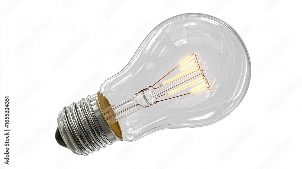 Professional Light Bulb Clipart for Electricians - Incandescent Professional Light Bulb Clipart for Electricians - Incandescent