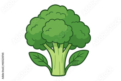 An illustration of vibrant green bok choy that highlights the vegetable's freshness and vitality
