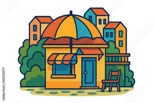 At East Market, a lively cityscape emerges, bringing together eclectic shops, lively street vendors, and an energetic ambiance