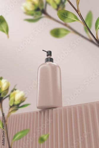 Wallpaper Mural Illustrated Soap Bottle and Spray Bottle Mockup Suitable for Cosmetics Torontodigital.ca