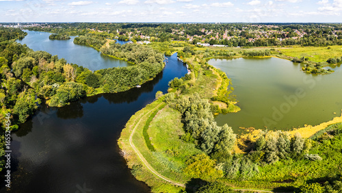 River Yare bends around Whitlingham Broad