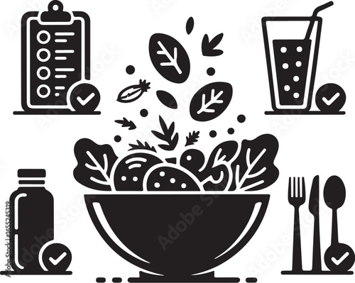 Black dog or cat paw print silhouette isolated on white background