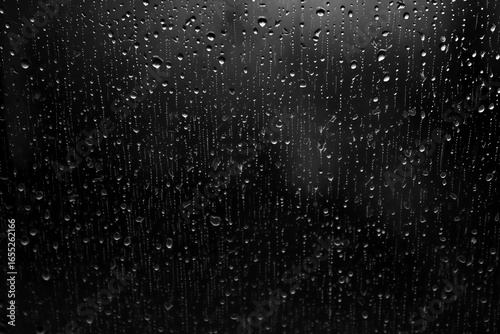 photo Overlay just rain in a black room black background