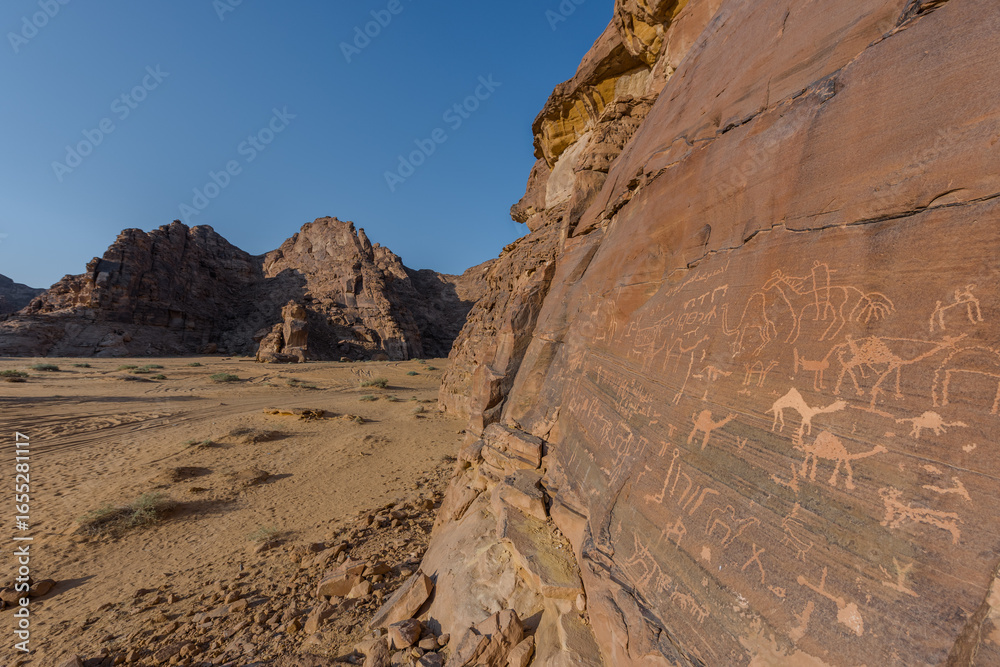Fototapeta premium AlUla Rock Art (Saudi Arabia)