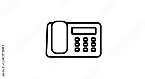 Object find the perfect landline telephone for your home or office with our wide selection of modern phone systems vector