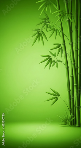 bamboo background with bamboo