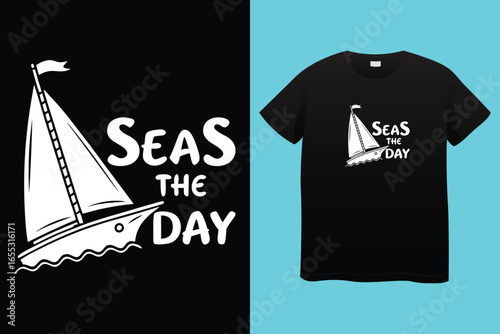 Great adventure sailor graphic vector art t-shirt design print