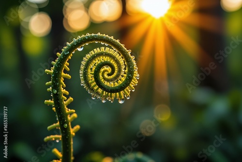 Spring Fern Unfurling	
