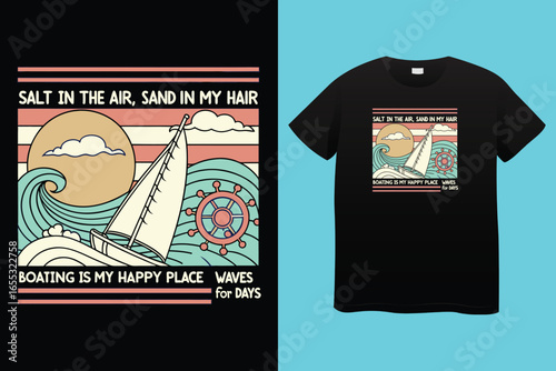 my boat my rules, boat t shirt design