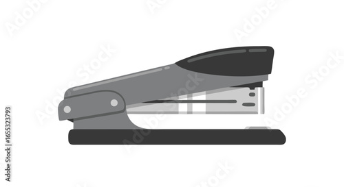 Simple Stapler Illustration: Essential Office Tool for Paper Management and Productivity
