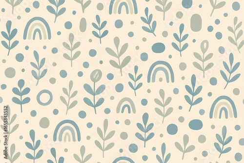 seamless pattern with flowers