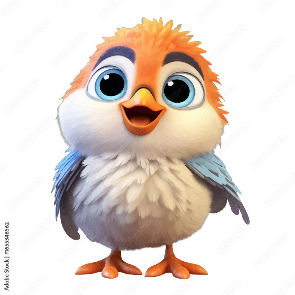 Obraz premium baby owl