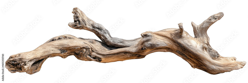 Fototapeta premium Driftwood, natural curves, and textures