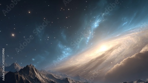 sunrise over the mountain