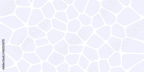 Abstract organic geometric pattern features biomorphic shape, soft geometry