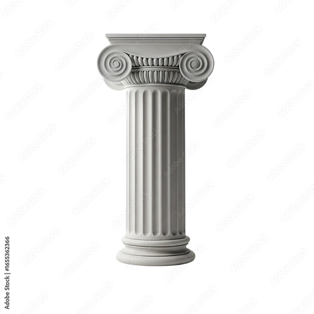 Obraz premium Ionic Column: Classical Architecture Design Element