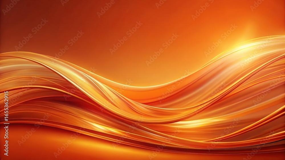 Obraz premium Abstract Golden Waves A Luxurious and Elegant Design Element for Premium Branding and Presentations