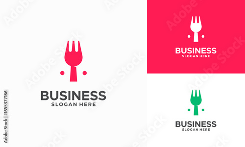 Simple Food logo designs template, Restaurant logo symbol, Logo symbol icon