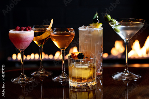 Wallpaper Mural Cocktails by the Fire Torontodigital.ca